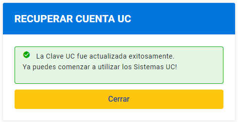 Exito en la recuperación