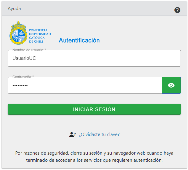 Login UC